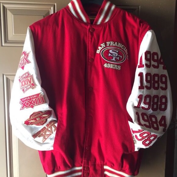 san francisco 49ers super bowl jackets
